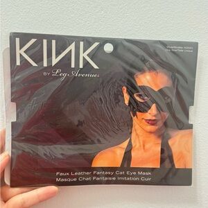 Kink Faux Leather Fantasy Cat Eye Mask